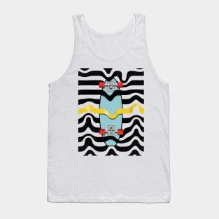 Seventies Retro skateboard Tank Top